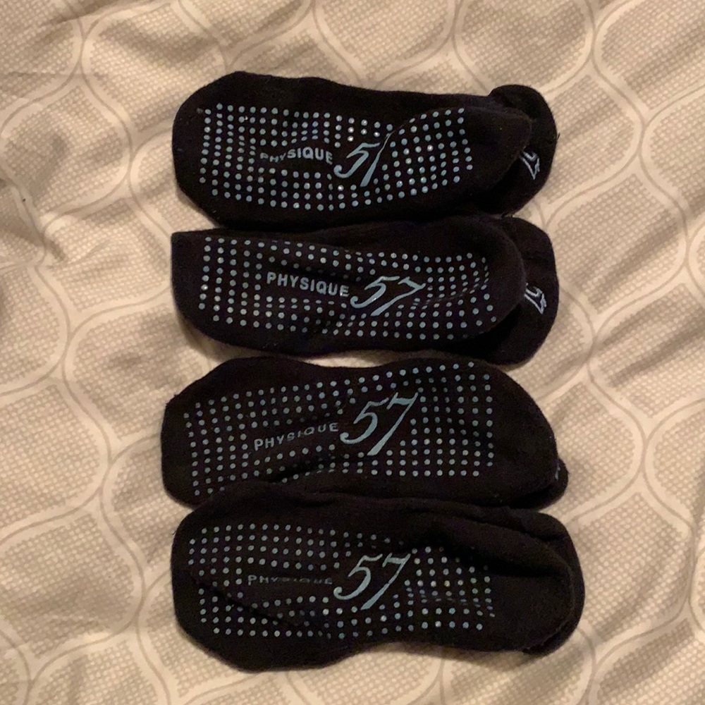 Lot of two pairs of Physique 57 Barre socks